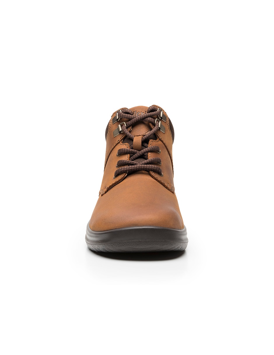 Bota arriba del tobillo de piel para mujer 5