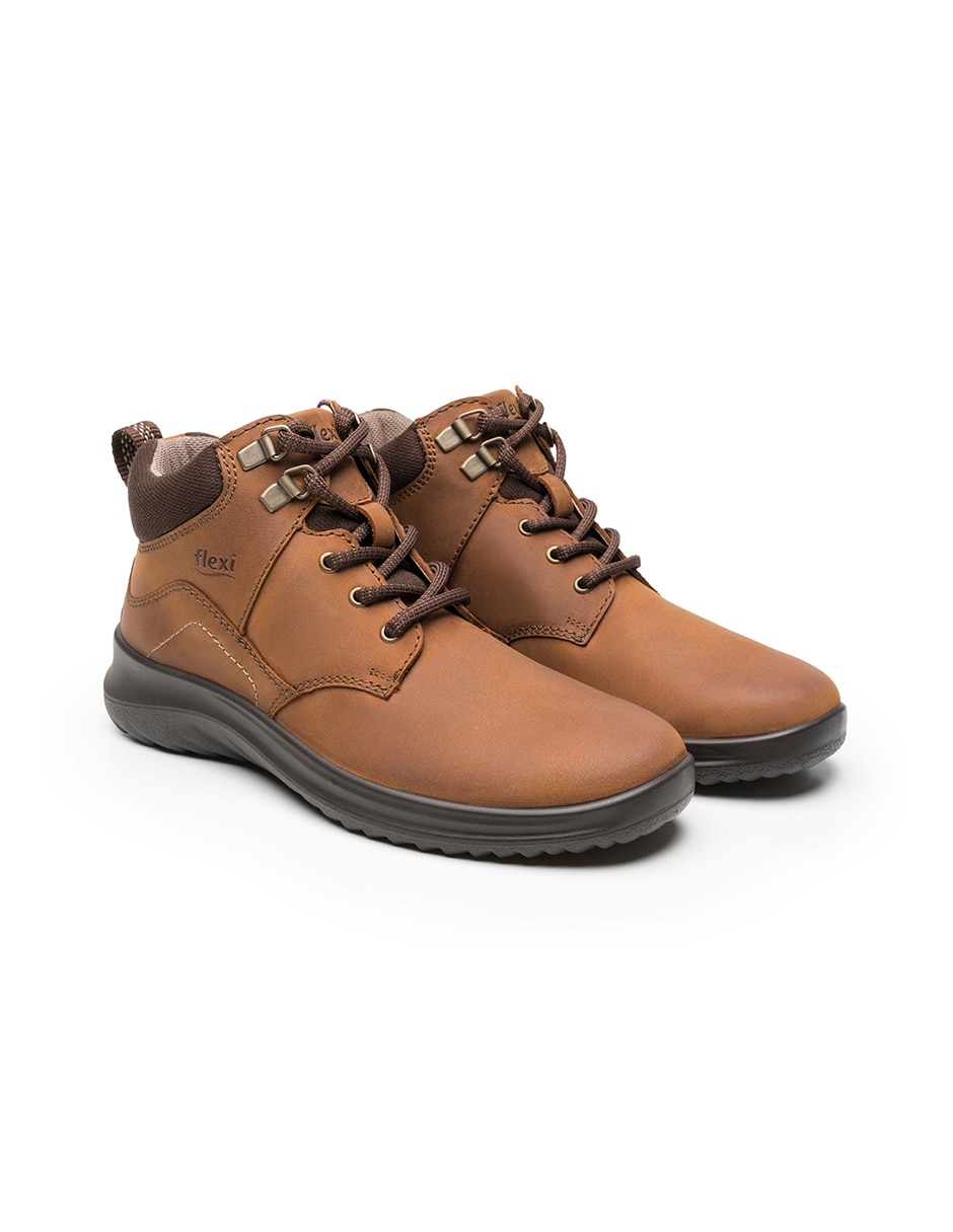 Bota arriba del tobillo de piel para mujer 8