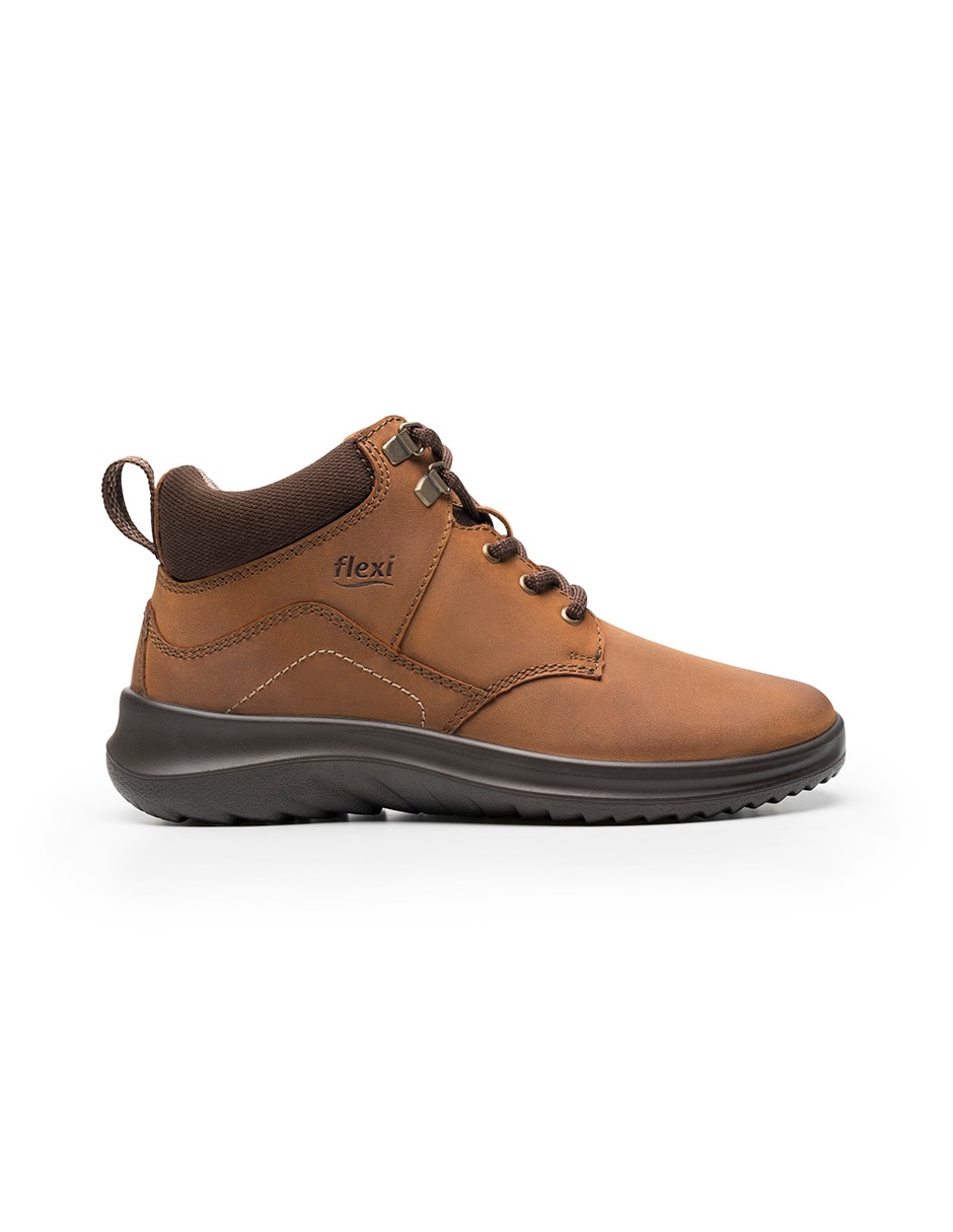 Bota arriba del tobillo de piel para mujer 6
