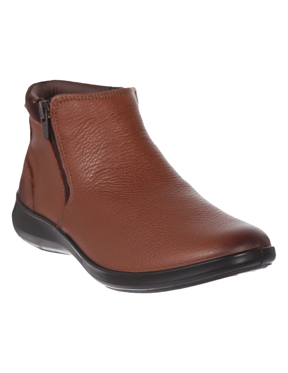 Bota al tobillo de piel para mujer Bota al tobillo de piel para mujer