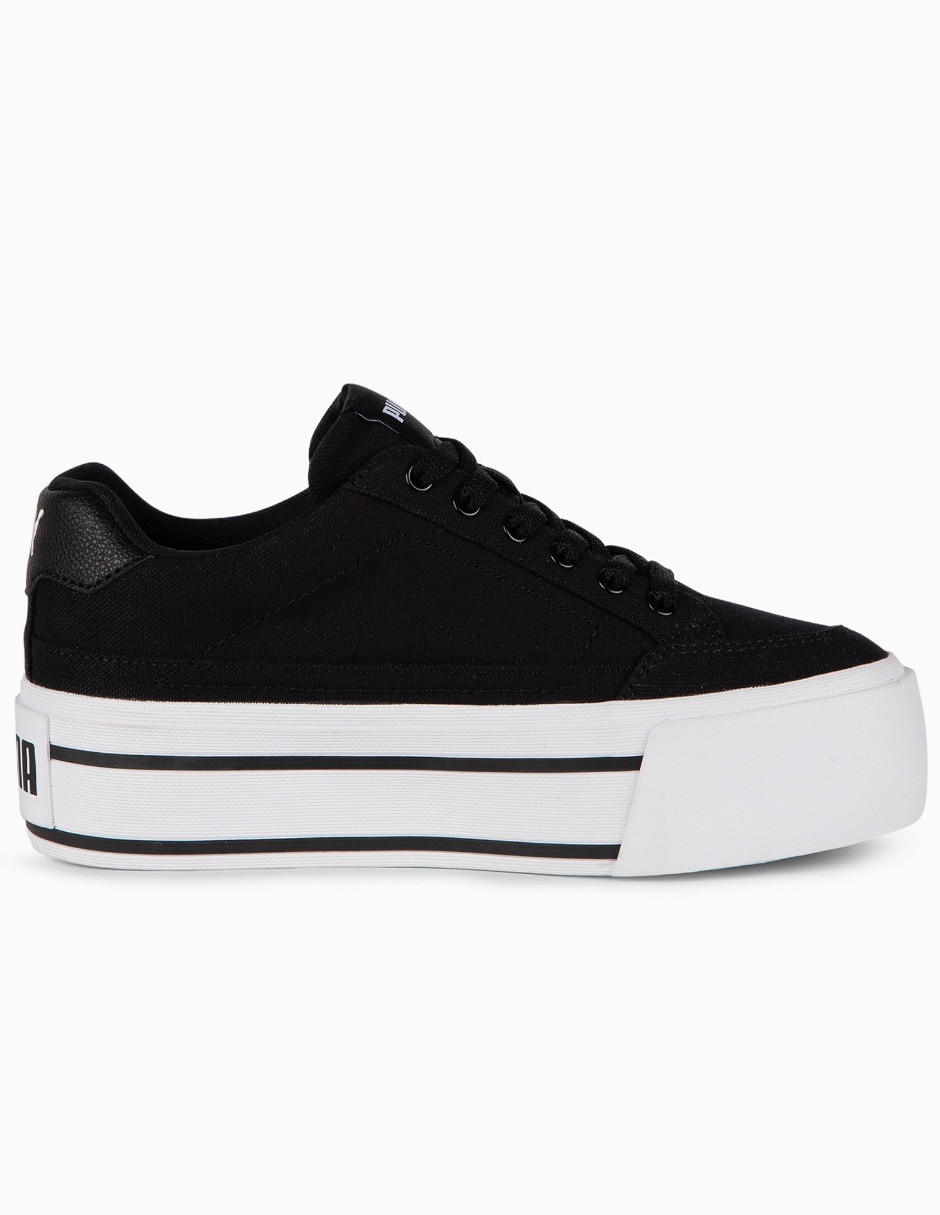 Tenis puma court classic vulc fs platform wns para mujer