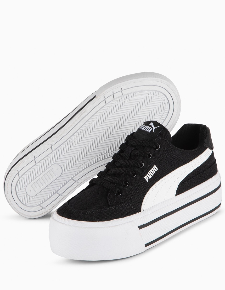 Tenis puma court classic vulc fs platform wns para mujer