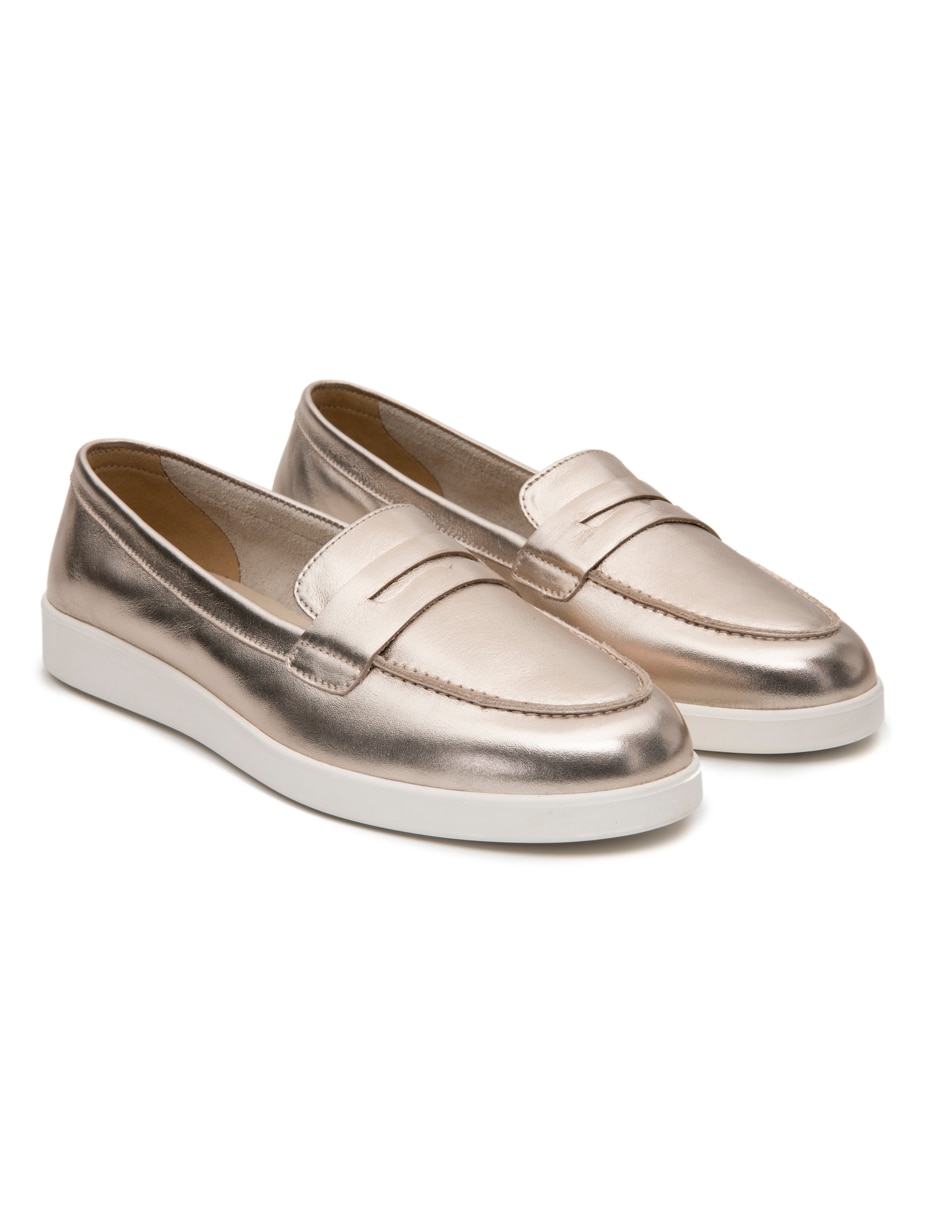 Mocasín de piel para mujer 6