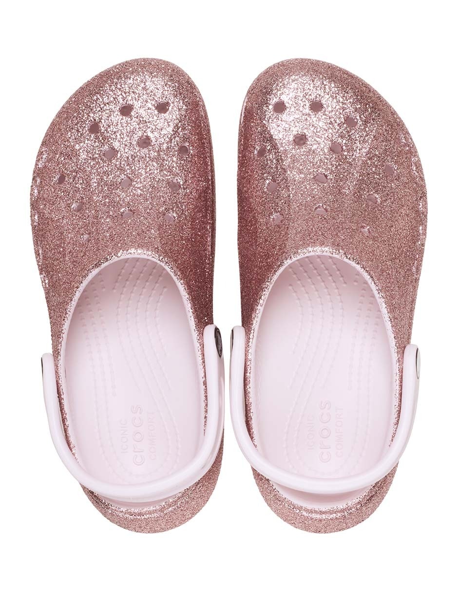 Sandalia Baya Platform Glitter Clog para mujer 3
