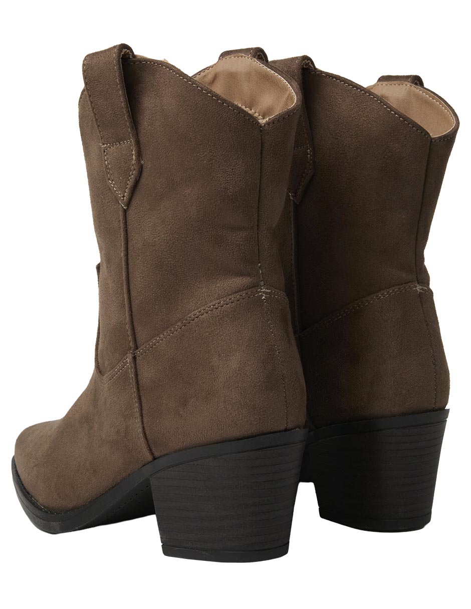 Bota cowboy arriba del tobillo para mujer 2