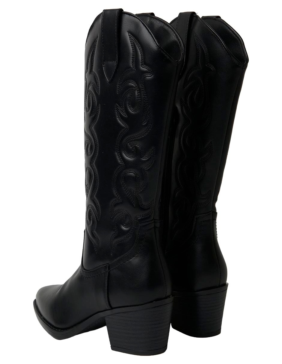 Bota cowboy abajo de la rodilla para mujer 2