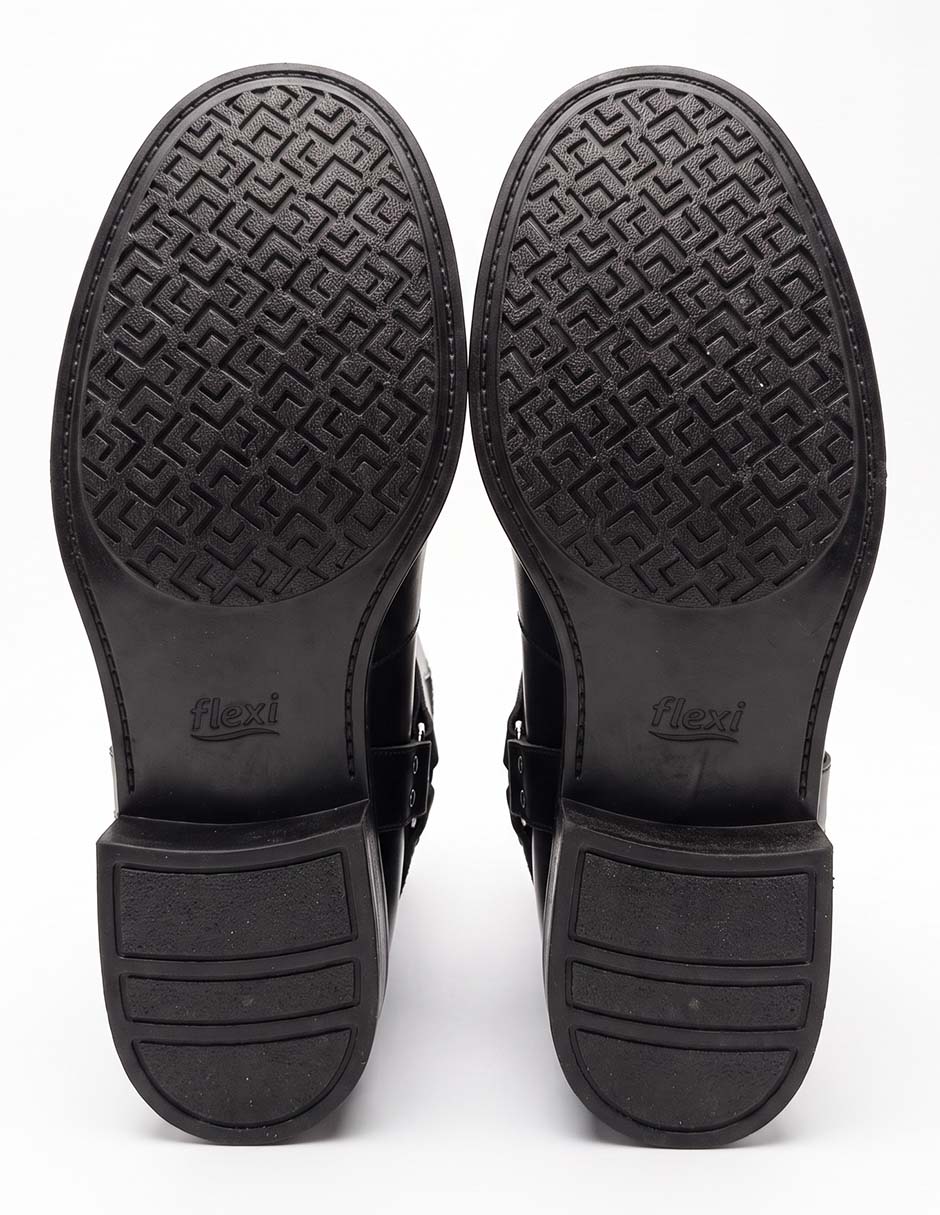 Bota arriba del tobillo de piel para mujer 6