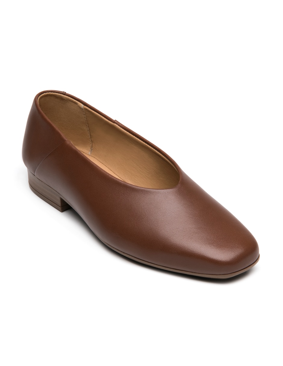 Balerina de piel para mujer 1