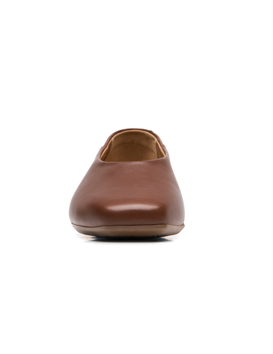 Balerina de piel para mujer 4