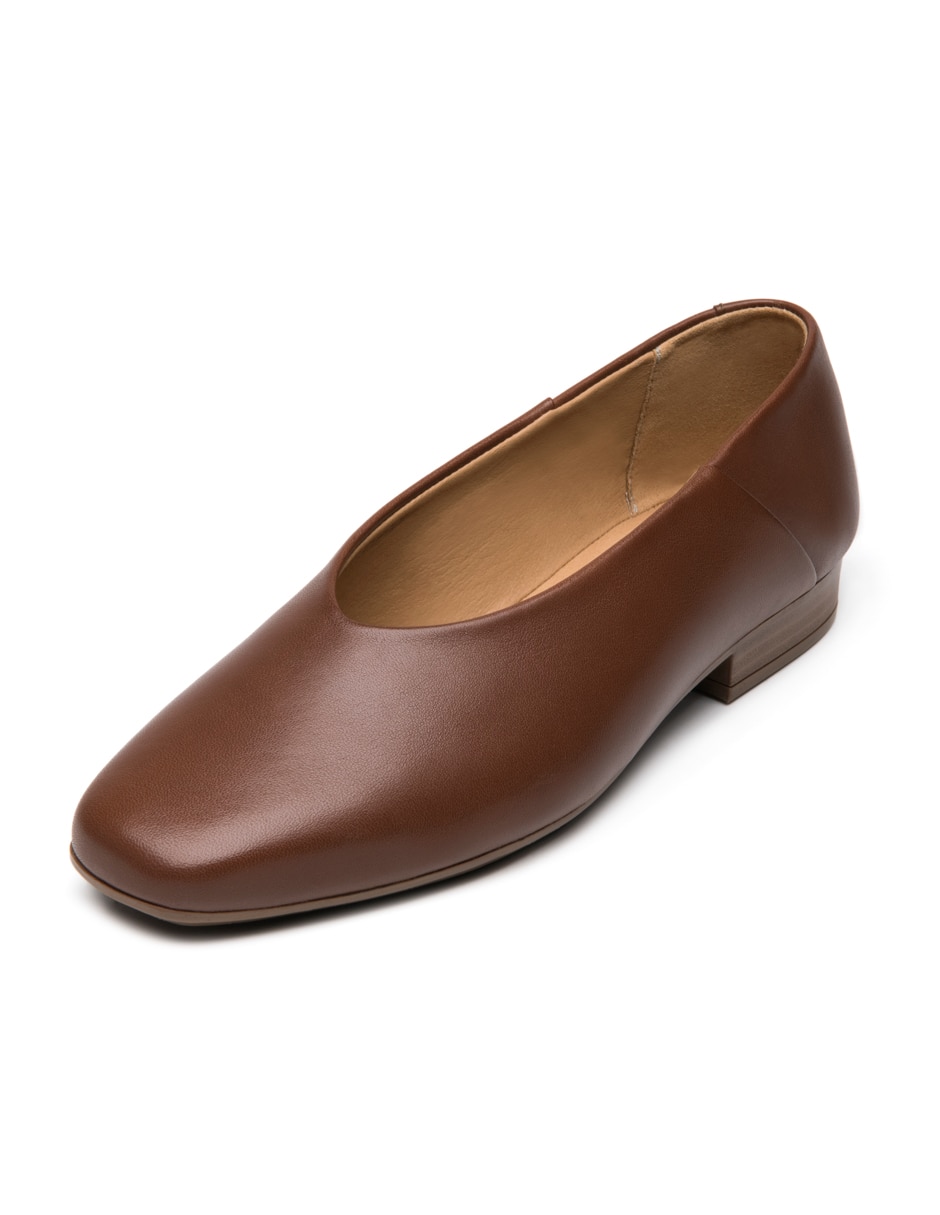 Balerina de piel para mujer 5