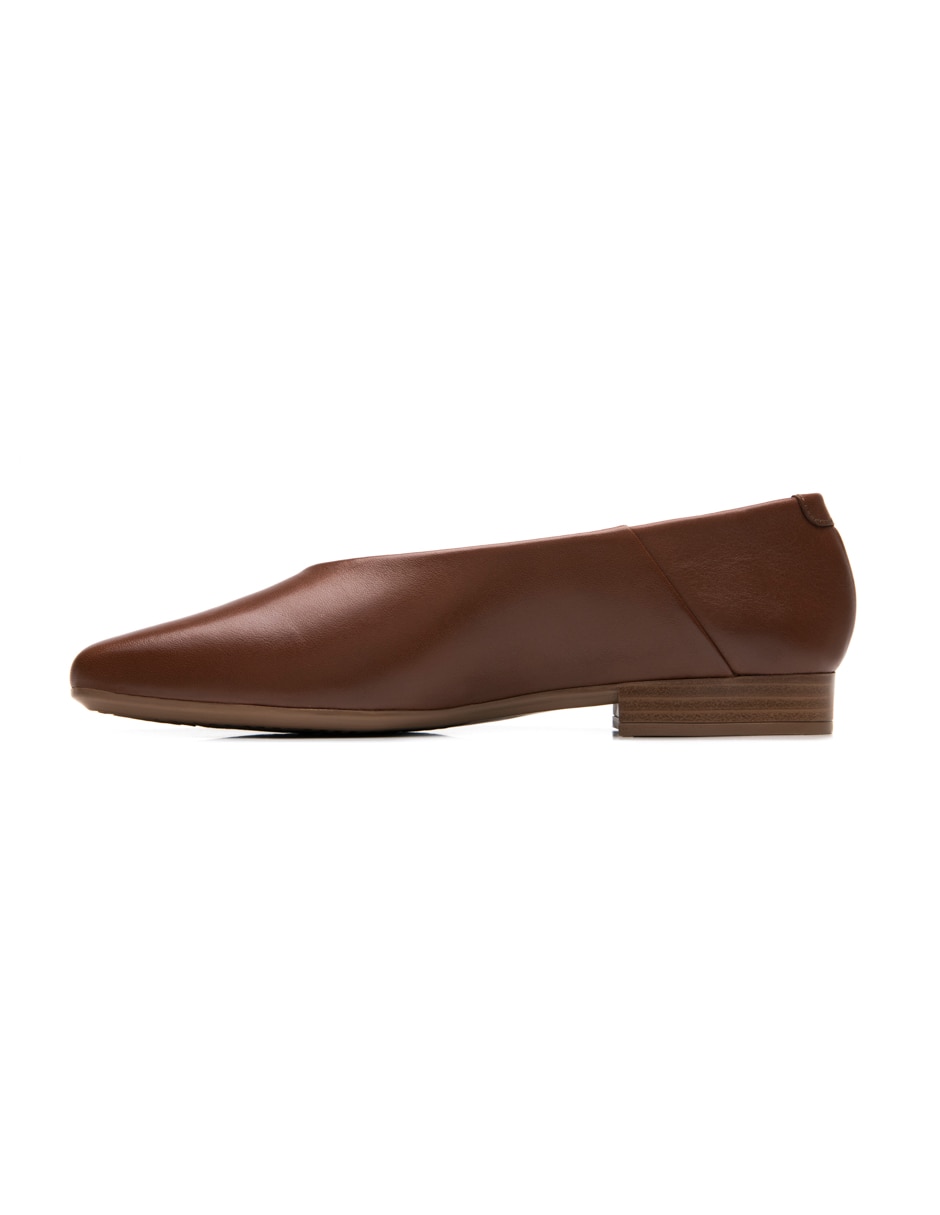 Balerina de piel para mujer 9