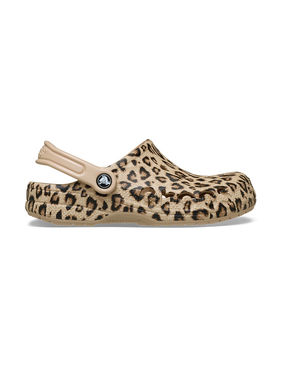 Sandalia baya seasonal printed clog animal print para mujer 3