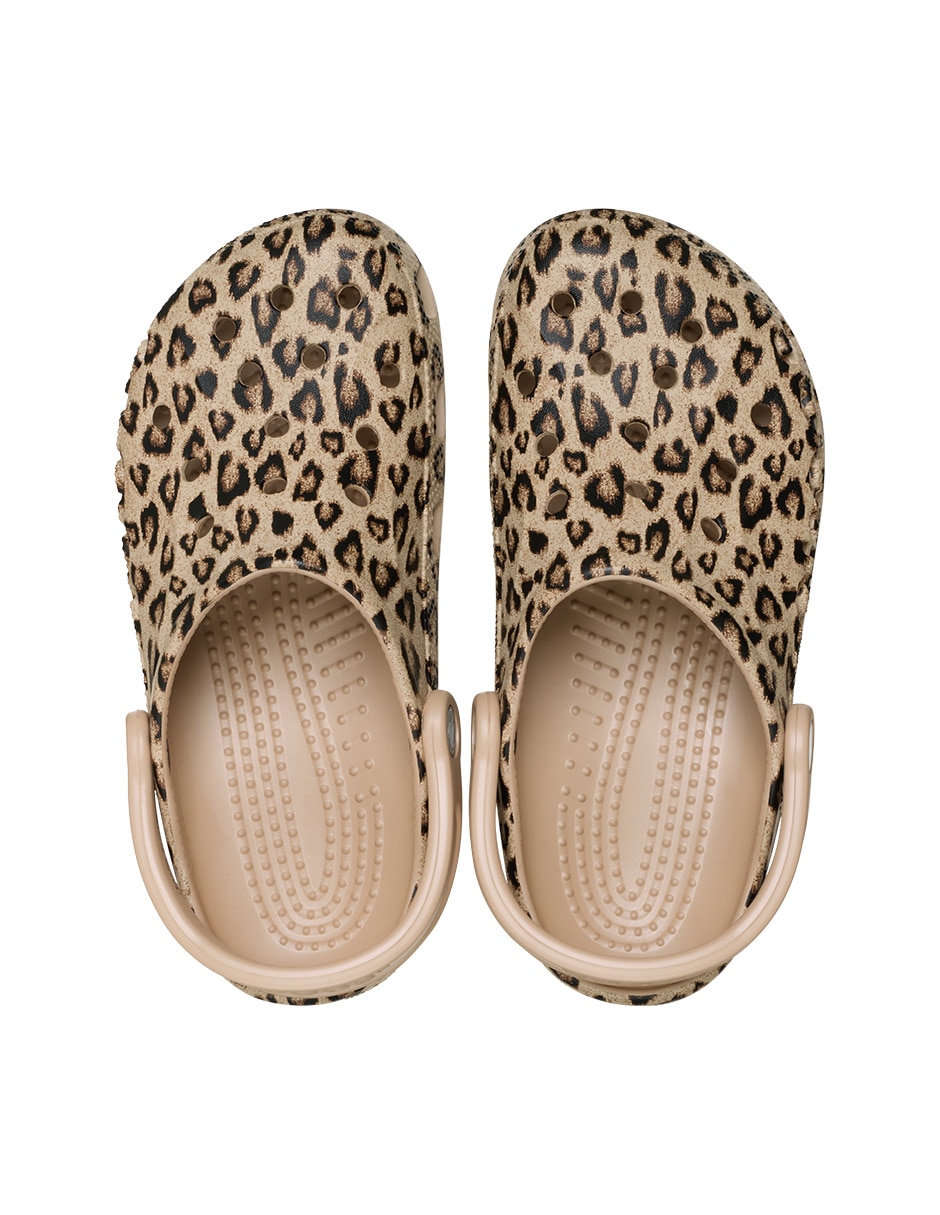 Sandalia baya seasonal printed clog animal print para mujer 2