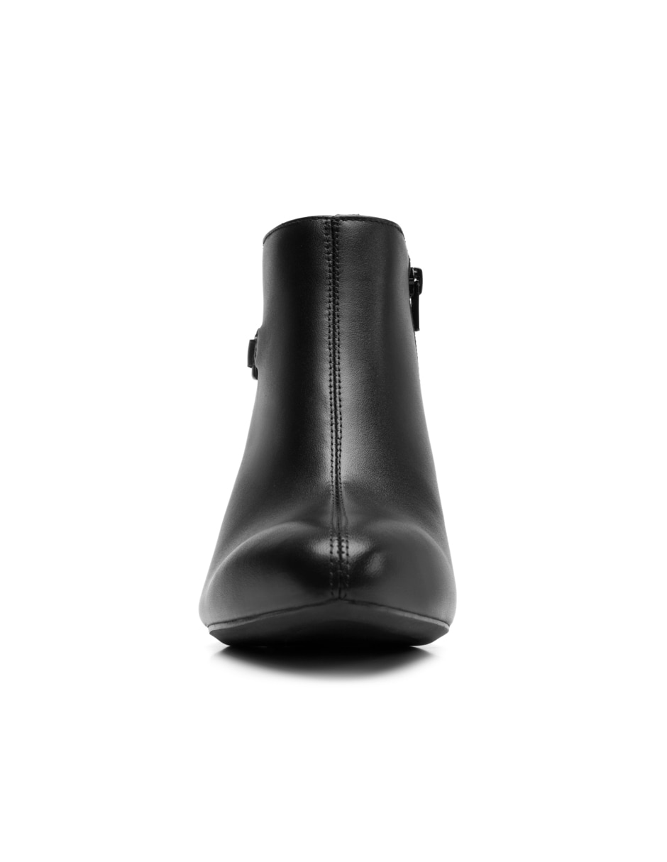 Bota al tobillo de piel para mujer 2
