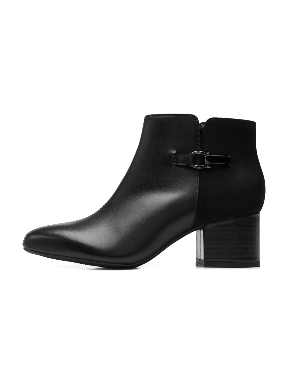 Bota al tobillo de piel para mujer 3