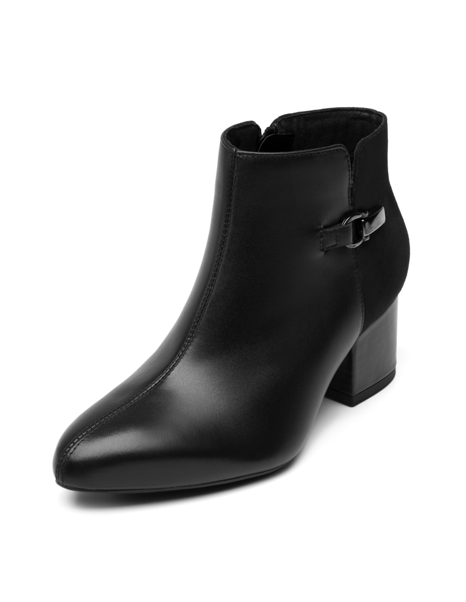 Bota al tobillo de piel para mujer 6
