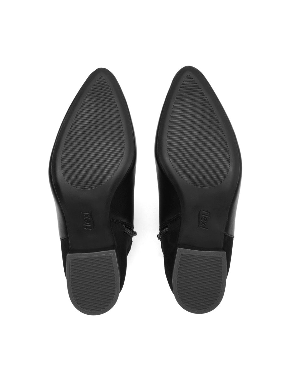 Bota al tobillo de piel para mujer 7